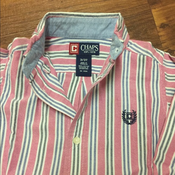 Calvin Klein Jeans & Long Sleeve Shirt By Chaps Outfit For Boys Size 3T😎 - Picture 6 of 6